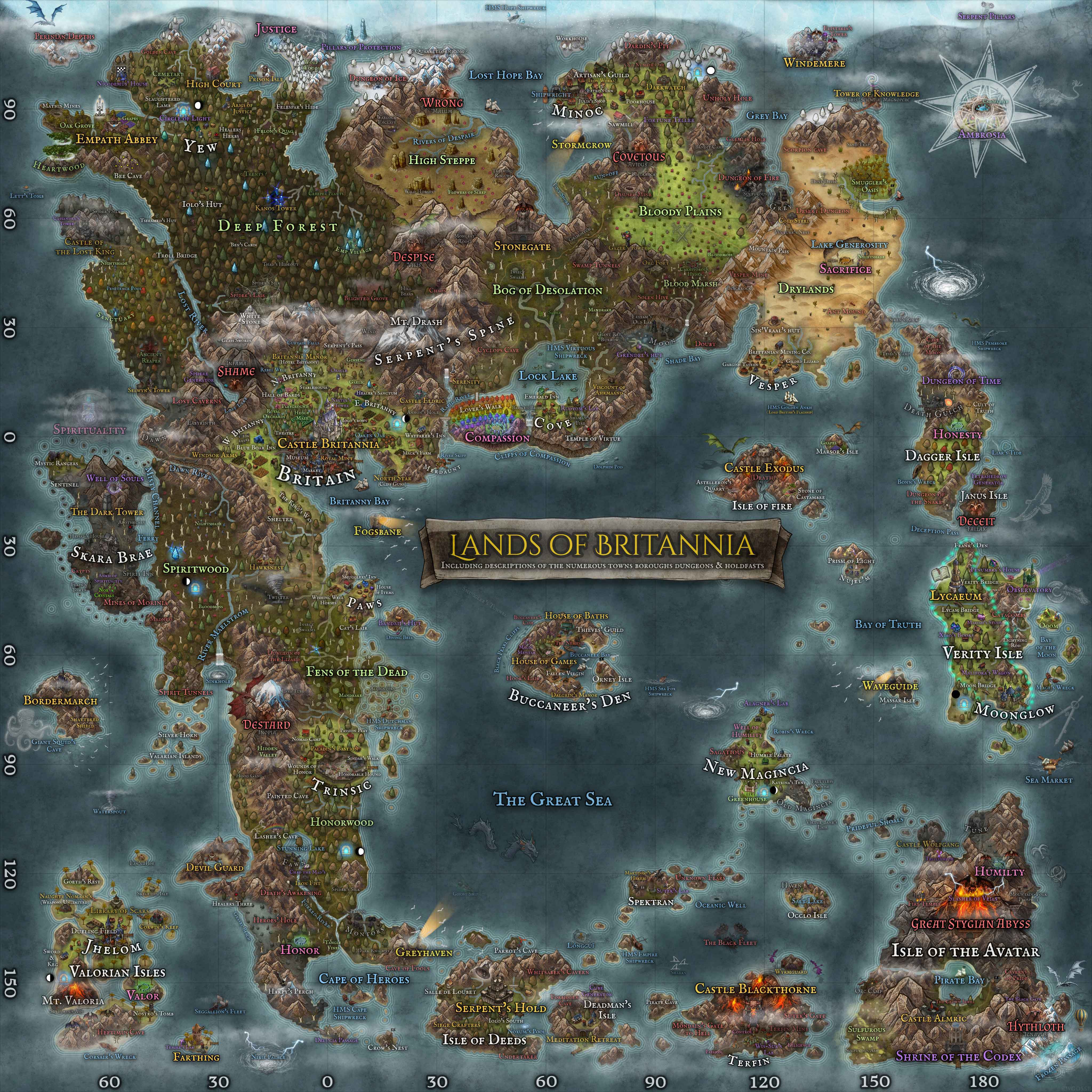 Map of Britannia