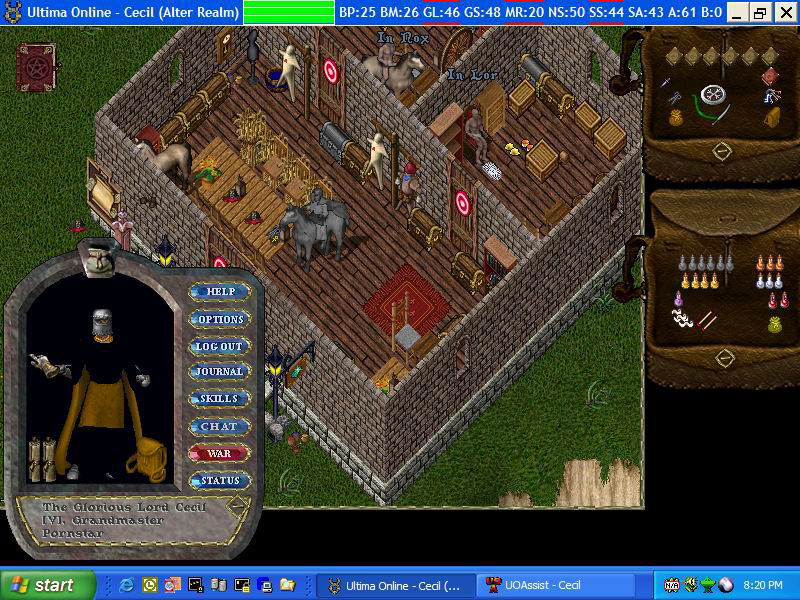 The Glorious Lord Cecil on TAR in the Victory Guild Hall