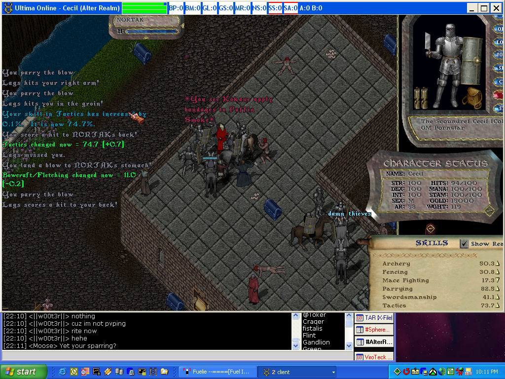 TAR Bank Training Party